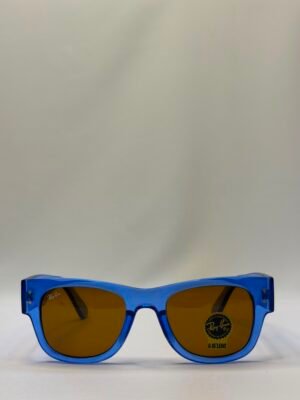 rayban blue brown